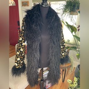 OOTO Retro Fur Trum Coat